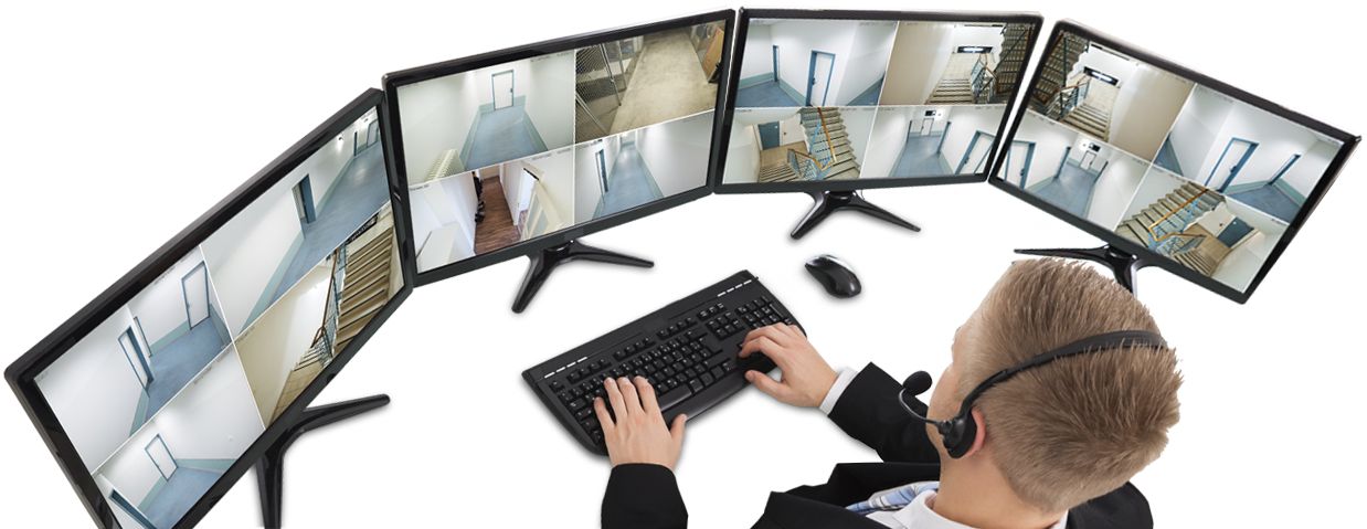 Kamerarendszer megfigyelő monitorai